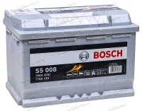 Аккумулятор автомобильный Bosch Silver Plus S5008 77 А/ч 780 A обр. пол. Евро авто (278x175x190) купить в Москве по цене 10000 рублей - АКБАВТО