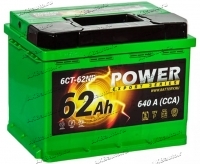 Аккумулятор автомобильный POWER 62 А/ч 640 А обр. пол. Евро авто (242x175x190) 20г купить в Москве по цене 2500 рублей - АКБАВТО