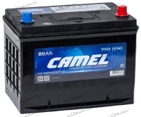 Аккумулятор автомобильный Camel BCI 34R-750 80 А/ч 750 А обр. пол. Азия авто (260x172x200) с бортиком 734RMF купить в Москве по цене 12000 рублей - АКБАВТО