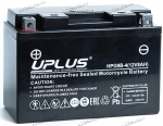 Аккумулятор для мото и гидро техники UPLUS Nano Gel AGM 8 А/ч 115 А прям. пол. залит/заряжен HPG9B-4 (150х69х105) YT9B-BS 2019г