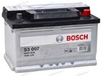 Аккумулятор автомобильный Bosch S3007 70 А/ч 640 A обр. пол. низкий Евро авто (278x175x175) купить в Москве по цене 8200 рублей - АКБАВТО