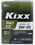 Масло моторное синтетика KIXX PAO 5W30 SN C3 4л