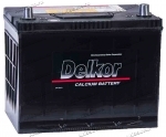 Аккумулятор автомобильный Delkor 95D26L 80 А/ч 680 А обр. пол. Азия авто (260х173х225) с бортиком