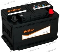 Аккумулятор автомобильный Delkor Euro 75 А/ч 650 А обр. пол. низкий 57539 Евро авто (278х175х175) 2024г купить в Москве по цене 11000 рублей - АКБАВТО