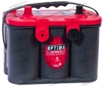 Аккумулятор автомобильный Optima Red Top U 4.2L 50 А/ч 815 А прям. пол. станд.+бок. 8004-250 Амер./ Азия авто (254x175x200) AGM с бортиком