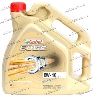 Масло моторное синтетическое Castrol EDGE Titanium FST 0W40 C3 4л 1534A7 купить в Москве по цене 5450 рублей - АКБАВТО