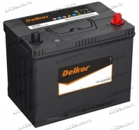 Аккумулятор автомобильный Delkor 80D26L 75 А/ч 600 А обр. пол. Азия авто (260x172x225) с бортиком 2024г купить в Москве по цене 9100 рублей - АКБАВТО