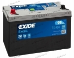 Аккумулятор автомобильный Exide Excell 95 А/ч 720 A прям. пол. EB955 Азия авто (306х173х225) с бортиком 2021г