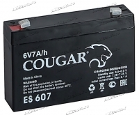 Аккумулятор для ИБП и прочего электрооборудования Cougar ES607 6V 7 А/ч (151x35x100) AGM купить в Москве по цене 1100 рублей - АКБАВТО