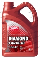 Масло моторное TEBOIL Diamond Carat III 5W30 TZK 4л купить в Москве по цене 3200 рублей - АКБАВТО