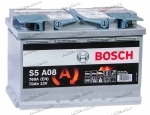 Аккумулятор автомобильный Bosch AGM S5 A08 70 А/ч 760 A обр. пол. Евро авто (278x175x190) 0092S5A080