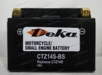 Аккумулятор для мотоцикла и скутера Deka CTZ14S-BS 12V 11 А/ч 230 А прям. пол. с/зар. с/эл. (150x87x110) AGM YZ14S