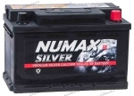 Аккумулятор автомобильный Numax Silver 57539 75 А/ч 670 А обр. пол. низкий Евро авто (278х175х175)