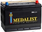 Аккумулятор автомобильный Medalist Premium 100 А/ч 850 А обр. пол. 115D31L Азия авто (306x173x225) с бортиком