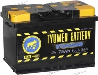 Аккумулятор автомобильный TYUMEN BATTERY STANDARD 75 А/ч 660 А прям. пол. Росс. авто (278x175x190) купить в Москве по цене 7300 рублей - АКБАВТО