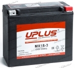 Аккумулятор для мото и гидро техники UPLUS Power Sport AGM 20 А/ч 340 А обр. пол. залит/заряжен MX18-3 (205х90х162) YTX18L-BS, YTX24HL-BS