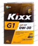 Масло моторное синтетика KIXX G1 0W30 SP 4л L215144TE1