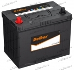 Аккумулятор автомобильный Delkor 90D26R 80 А/ч 700 А прям. пол. Азия авто (260x172x225) с бортиком 2025