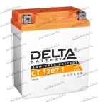 Аккумулятор для мотоцикла и скутера Delta CT1207.1 12V 7 А/ч 100 А обр. пол. залит/заряжен YTX7L-BS (114х71х131) AGM VRLA Java