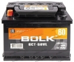 Аккумулятор автомобильный BOLK Standart 60 А/ч 500 А прям. пол. Росс авто (242х175х190)