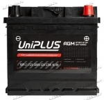 Аккумулятор автомобильный Uniplus Start-Stop AGM 50 А/ч 570 А обр. пол. Евро авто (207x175x190) L1.0