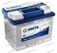 Аккумулятор автомобильный Varta Blue Dynamic D43 60 А/ч 540 A прям. пол. Росс. авто (242x175x190) 560127 2021г купить в Москве по цене 5900 рублей - АКБАВТО