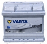 Аккумулятор автомобильный Varta Silver Dynamic C6 52 А/ч 520 A обр. пол. низкий Евро авто (207x175x175) 552401