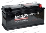 Аккумулятор автомобильный Uniplus Start-Stop AGM 105 А/ч 950 А обр. пол. Евро авто (393x175x190) L6.0