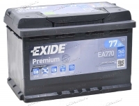 Аккумулятор автомобильный Exide Premium 77 А/ч 760 A обр. пол. EA770 Евро авто (278x175x190) купить в Москве по цене 11500 рублей - АКБАВТО