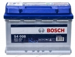 Аккумулятор автомобильный Bosch Silver S4008 74 А/ч 680 A обр. пол. Евро авто (278x175x190)