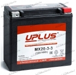 Аккумулятор для мото и гидро техники UPLUS Power Sport AGM 18 А/ч 320 А обр. пол. залит/заряжен MX20-3-3 (176x87x154) YTX20L-BS