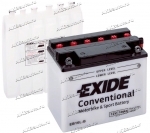 Аккумулятор для мотоцикла и скутера Exide Conventional 19 А/ч 190 А обр. пол. с/зар. с эл. EB16L-B (175х100х155) YB16L-B