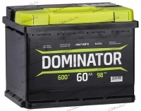 Аккумулятор автомобильный Dominator 60 А/ч 600 A обр. пол. Евро авто (242x175x190) купить в Москве по цене 7000 рублей - АКБАВТО