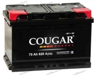 Аккумулятор автомобильный Cougar Energy 75 А/ч 620 A обр. пол. Евро авто (278x175x190) купить в Москве по цене 7200 рублей - АКБАВТО