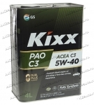 Масло моторное синтетика KIXX PAO 5W40 C3 4л L209244TE1