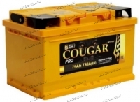 Аккумулятор автомобильный Cougar PRO 75 А/ч 730 А прям. пол. Росс. авто (278х175х190) 2024 купить в Москве по цене 7450 рублей - АКБАВТО