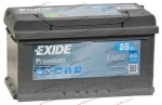 Аккумулятор автомобильный Exide Premium 85 А/ч 800 A обр. пол. низкий EA852 Евро авто (315x175x175)