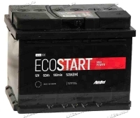 Аккумулятор автомобильный Ecostart 62 А/ч 510 А обр. пол. Евро авто (242х175х190) купить в Москве по цене 4750 рублей - АКБАВТО