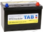 Аккумулятор автомобильный TAB EFB Stop&Go Asia 105 А/ч 900 А обр. пол. Азия авто (306x173x225) 60518 с бортиком