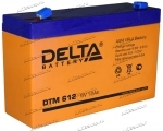 Аккумулятор для ИБП и прочего электрооборудования Delta DTM 612 6V 12 А/ч (151x50x100) AGM