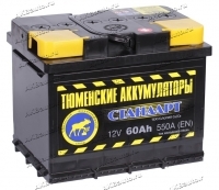 Аккумулятор автомобильный TYUMEN BATTERY STANDARD 60 А/ч 550 А обр. пол. Евро авто (242x175x190) купить в Москве по цене 5950 рублей - АКБАВТО