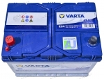 Аккумулятор автомобильный Varta Blue Dynamic Asia E24 70 А/ч 630 A прям. пол. Азия авто (261x175x220) 570413 с бортиком