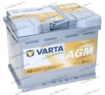 Аккумулятор автомобильный Varta Silver Dynamic AGM D52 A8 60 А/ч 680 А обр. пол. Евро авто (242x175x190) 560901