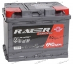 Аккумулятор автомобильный Racer 60 А/ч 640 А прям. пол. Росс. авто (242х175х190) 2023
