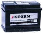 Аккумулятор автомобильный Storm Professional 60 А/ч 600 А обр. пол. низкий Евро авто (242х175х175)