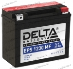 Аккумулятор для мотоцикла и скутера Delta EPS 1230 MF 12V 30 А/ч 385 А обр. пол. с/зар. с эл. YTX30L-BS (168x126x175) YTX30HL-BS YB30L-B AGM