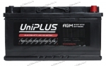 Аккумулятор автомобильный Uniplus Start-Stop AGM 95 А/ч 850 А обр. пол. Евро авто (353x175x190) L5.0