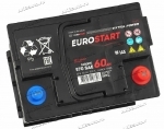 Аккумулятор автомобильный Eurostart Extra 60 А/ч 520 А обр. пол. Евро авто (242х175х190) EU600 2024г