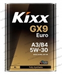 Масло моторное синтетика KIXX GX9 Euro 5W30 A3/B4 4л L531044TR1