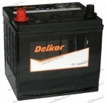 Аккумулятор автомобильный Delkor 26-550 60 А/ч 550 А прям. пол. Азия авто (206х172х205) с бортиком